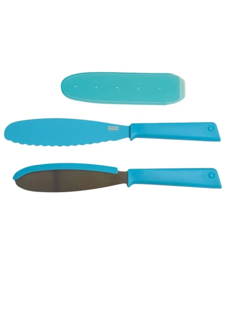 Kuhn Rikon Stainless Steel Sandwich Knife & Spreader Set K85467 NEW AQUA